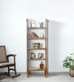 Benno Sheesham Wood Book Shelf In Honey Oak Finish