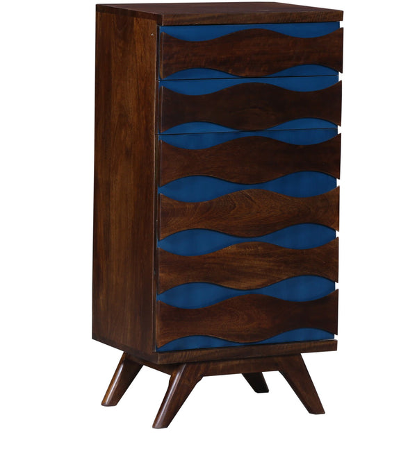 Cassville Solid Wood Chest of Drawer in Provincial Teak Finish