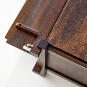 Diner Solid Mango Wood TV Unit 1 Door In Provincial Teak Finish