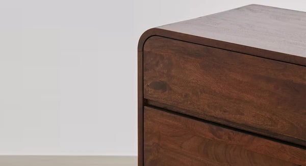 Roswell Solid Wood Chest Of 6 Drawers In Matte Finish