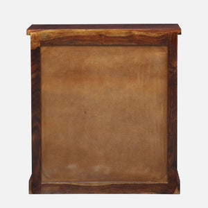 Rangrez Sheesham Wood Cabinet In Provincial Teak Finish