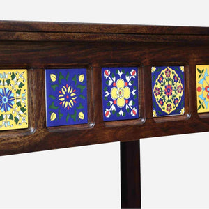 Rangrez Sheesham Wood Book Shelf In Provincial Teak Finish