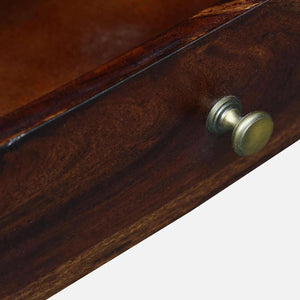Rangrez Sheesham Wood Book Shelf In Provincial Teak Finish