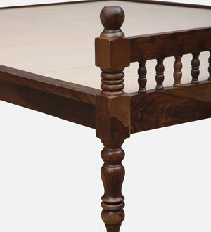 Nilaya Sheesham Wood Queen Size Bed In Provincial teak Finish (60 - 78 inch Mattress Size)