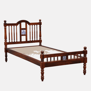 Nilaya Sheesham Wood Single Bed In Honey Oak Finish (36 - 78 inch Mattress Size)
