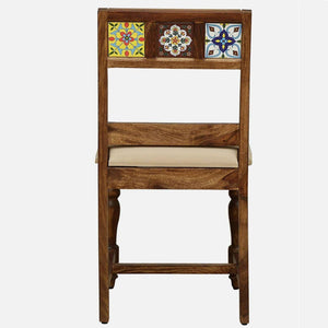 Rangrez Sheesham Wood 4 Seater Dining Set In Provincial Teak Finish