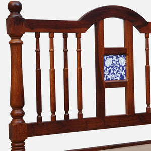 Nilaya Sheesham Wood Single Bed In Honey Oak Finish (36 - 78 inch Mattress Size)
