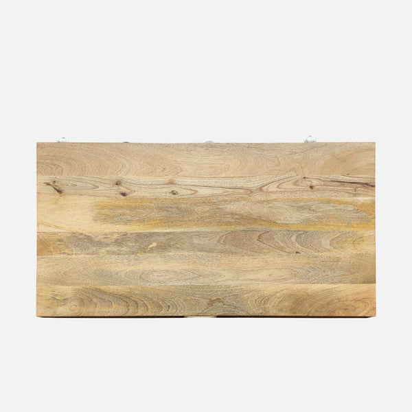 Herman Solid Wood Coffee Table In Natural Finish By Bohemiana