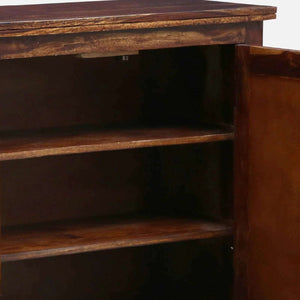 Rangrez Sheesham Wood Cabinet In Provincial Teak Finish