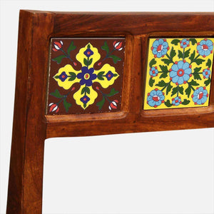 Rangrez Sheesham Wood Dining Chair In Honey Oak Finish (Set Of 2)
