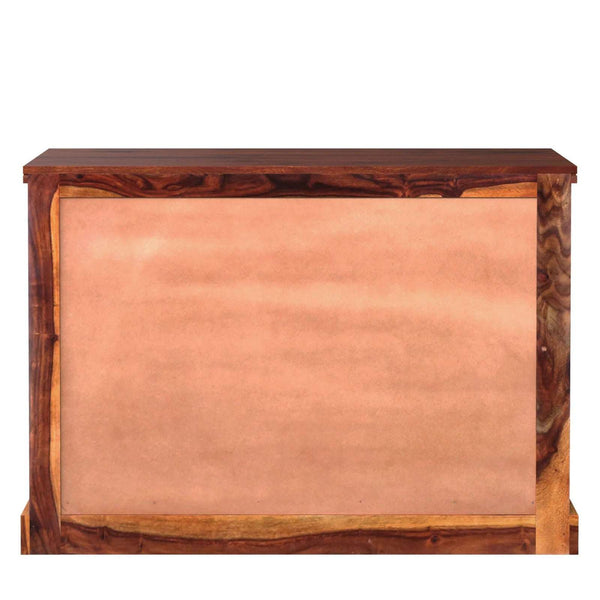 Rangrez Sheesham Wood Sideboard In Honey Oak Finish
