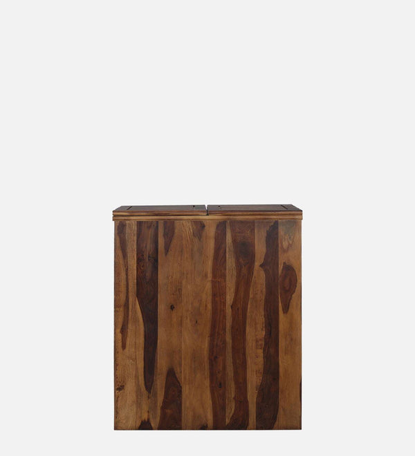 Rangrez Sheesham Wood Bar Cabinet In Provincial Teak Finish