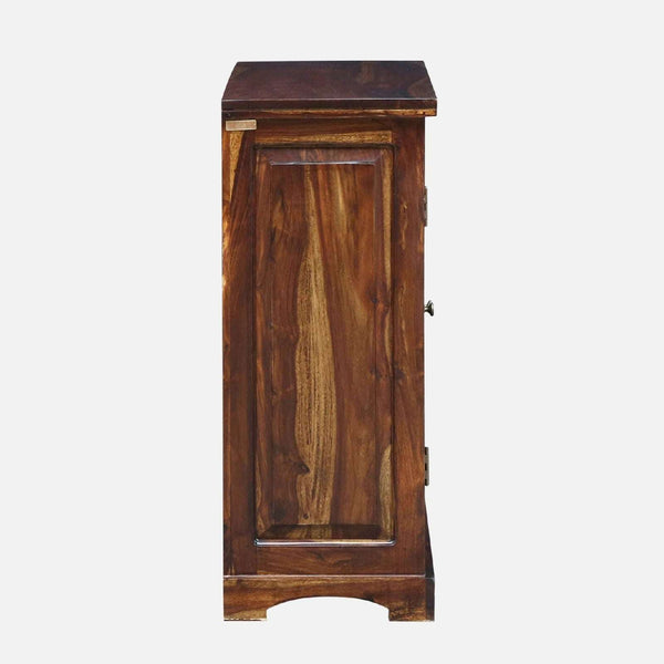 Rangrez Sheesham Wood Cabinet In Provincial Teak Finish