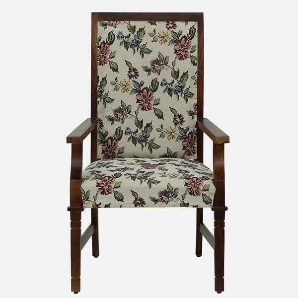 Brotton Sheesham Wood Arm Chair In Provincial Teak Finish