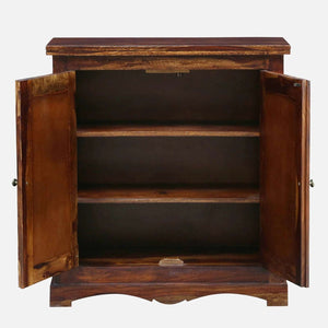 Rangrez Sheesham Wood Cabinet In Provincial Teak Finish