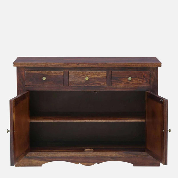 Rangrez Sheesham Wood Sideboard In Provincial Teak