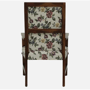 Brotton Sheesham Wood Arm Chair In Provincial Teak Finish