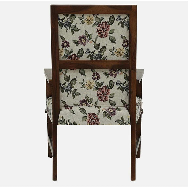 Brotton Sheesham Wood Arm Chair In Provincial Teak Finish