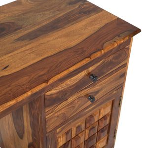 Sisi Sheesham Wood Study Table in Teak Finish