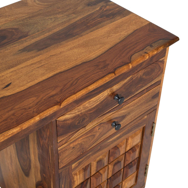Sisi Sheesham Wood Study Table in Teak Finish