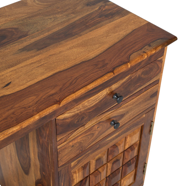 Sisi Sheesham Wood Study Table in Teak Finish
