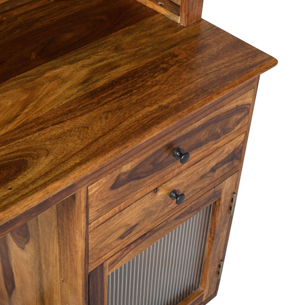 Wer Sheesham Wood Study Table in Teak Finish