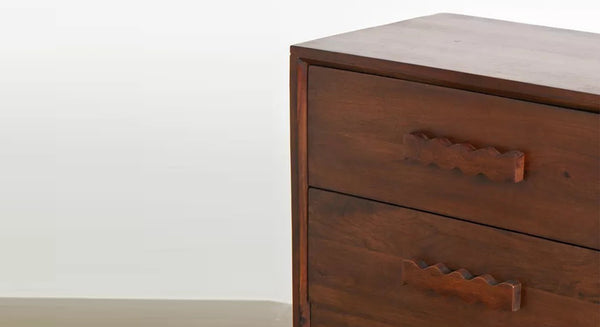 Orwell Solid Wood Chest Of 6 Drawers In Matte Finish