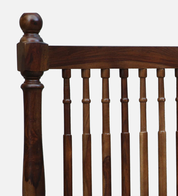 Nilaya Sheesham Wood Queen Size Bed In Provincial Teak Finish With Box Storage (60 - 78 inch Mattress Size)