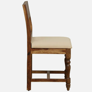 Rangrez Sheesham Wood 6 Seater Dining Set In Provincial Teak Finish With Cushioned Chair