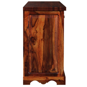 Rangrez Sheesham Wood Sideboard In Honey Oak Finish