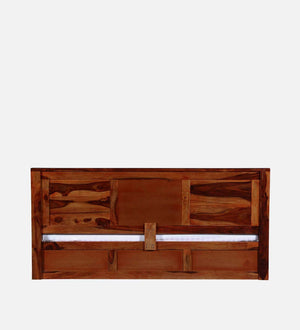Rangrez Sheesham Wood King Size Bed In Honey Oak Finish With Box Storage (72 - 78 inch Mattress Size)