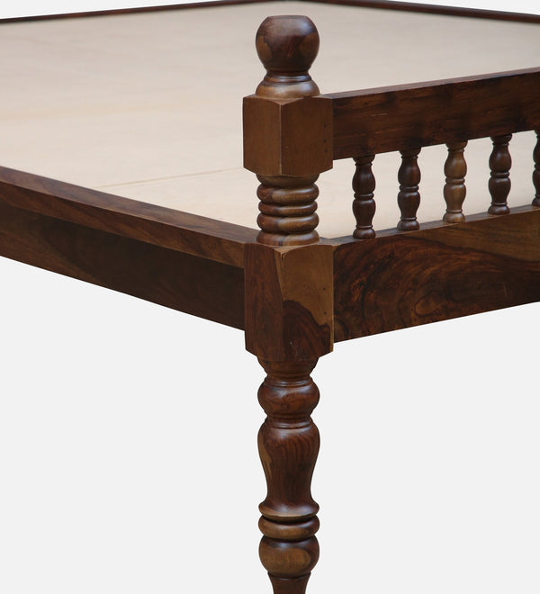Nilaya Sheesham Wood Queen Size Bed In Provincial teak Finish (60 - 78 inch Mattress Size)