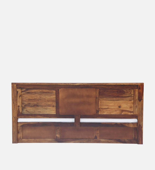 Rangrez Sheesham Wood King Size Bed In Provincial Teak Finish With Box Storage (72 - 78 inch Mattress Size)