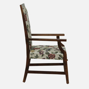 Brotton Sheesham Wood Arm Chair In Provincial Teak Finish