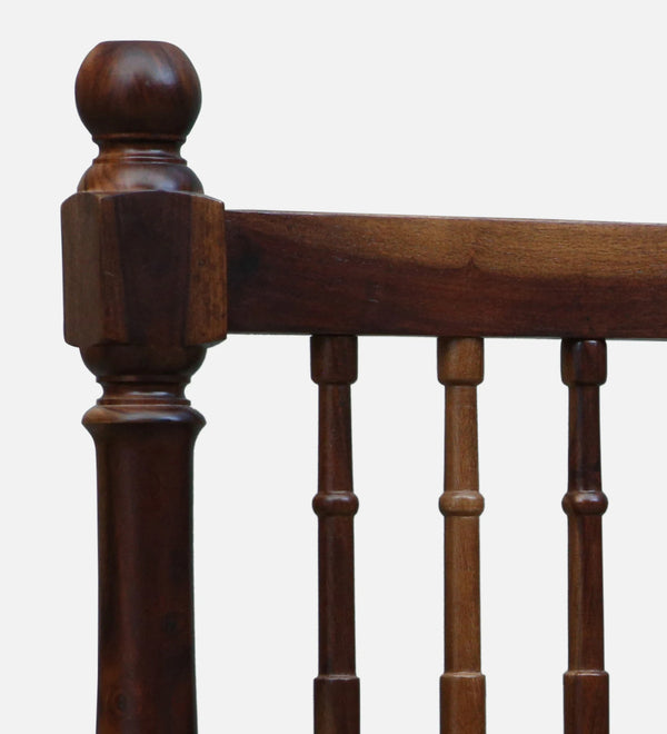 Nilaya Sheesham Wood Queen Size Bed In Provincial teak Finish (60 - 78 inch Mattress Size)
