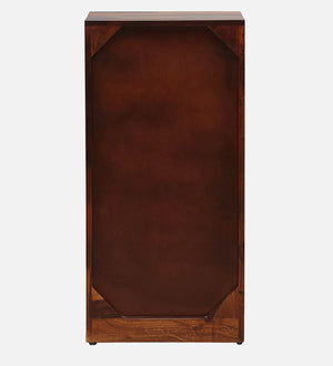 Vernia Sheesham Wood Bar Cabinet In Honey Oak Finish