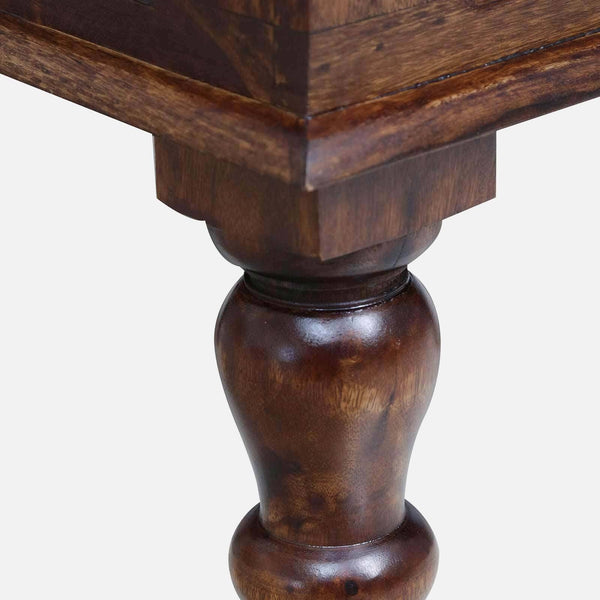 Rangrez Sheesham Wood Coffee Table In Provincial Teak Finish
