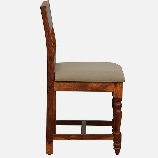 Rangrez Sheesham Wood 6 Seater Dining Set In Honey Oak Finish With Cushioned Bench
