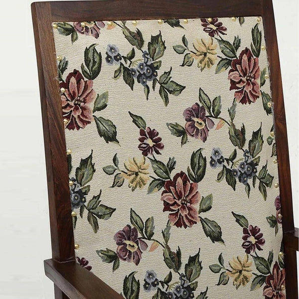 Brotton Sheesham Wood Arm Chair In Provincial Teak Finish