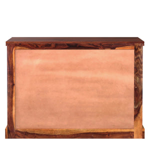 Rangrez Sheesham Wood Sideboard In Honey Oak Finish