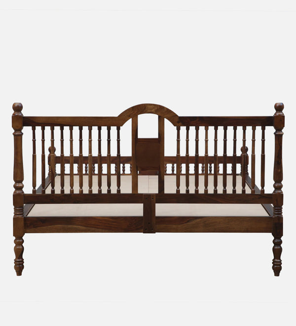 Nilaya Sheesham Wood Queen Size Bed In Provincial teak Finish (60 - 78 inch Mattress Size)