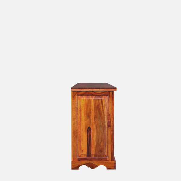 Rangrez Sheesham Wood Sideboard In Honey Oak