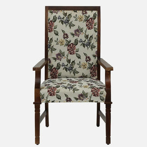 Brotton Sheesham Wood Arm Chair In Provincial Teak Finish