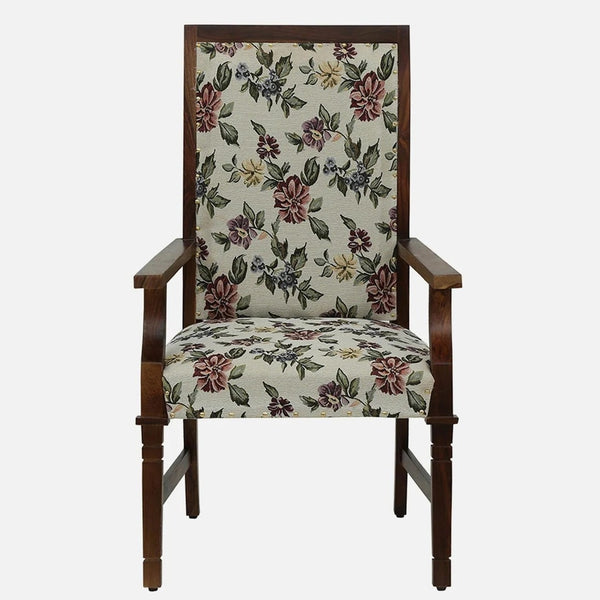 Brotton Sheesham Wood Arm Chair In Provincial Teak Finish