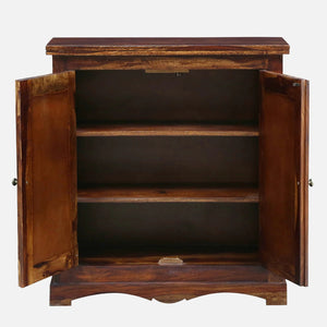 Rangrez Sheesham Wood Cabinet In Provincial Teak Finish