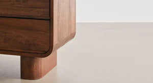 Roswell Solid Wood Chest Of 6 Drawers In Matte Finish