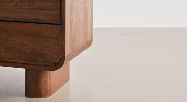 Roswell Solid Wood Chest Of 6 Drawers In Matte Finish