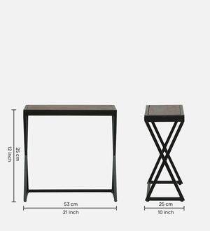 Nugent Sheesham Wood Nest Of Tables In Provincial Teak  Finish