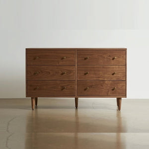 Rowling Solid Wood Chest Of 6 Drawers In Provincial Teak Finish