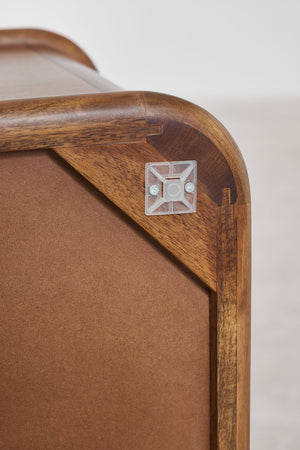 Nara Solid mango wood Chest of drawer with 3 Drawer in Provincial Teak Finish